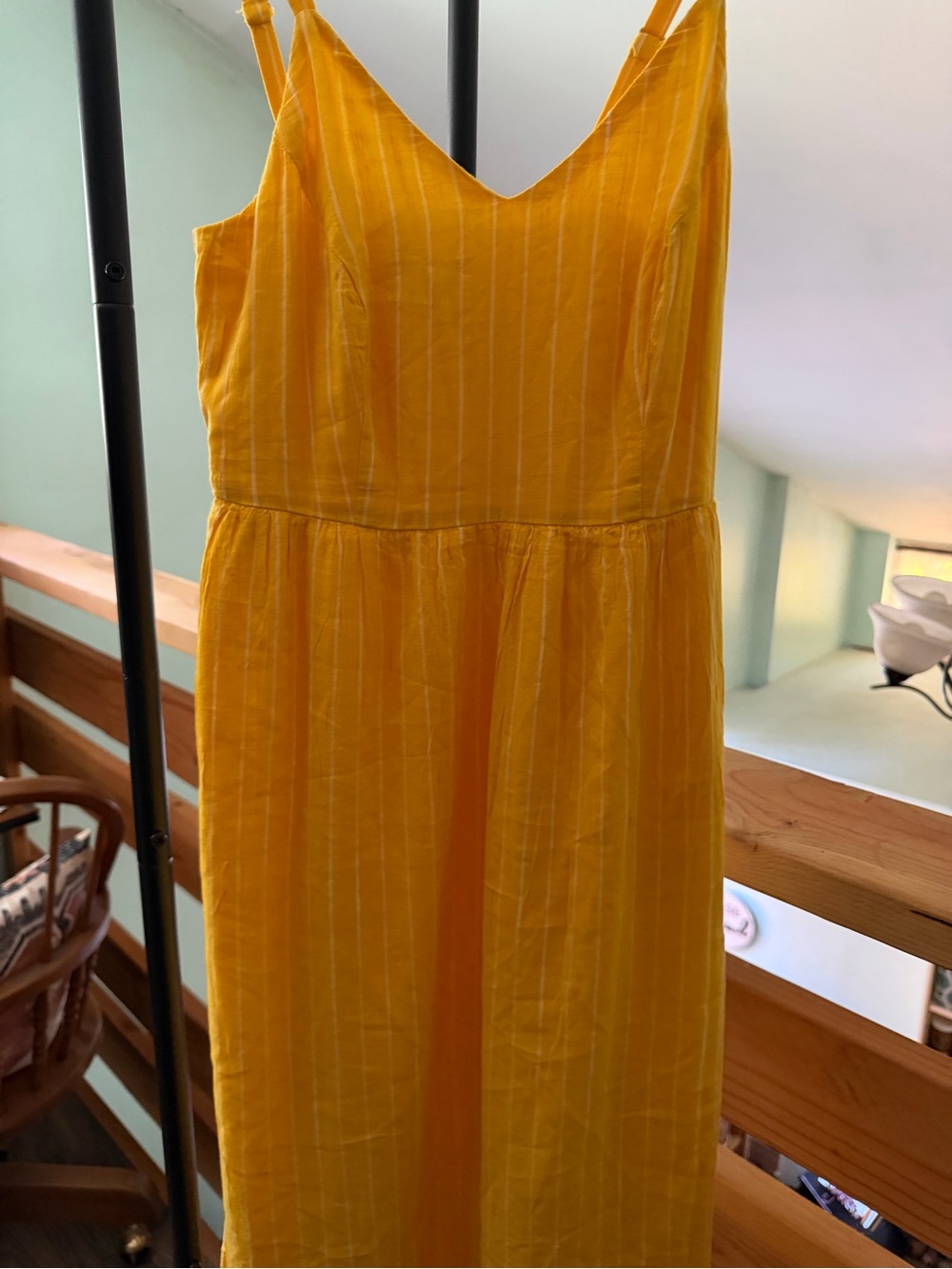 Old Navy Yellow Striped Sundress for Girls